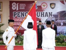 Wali Kota Pangkalpinang Kukuhkan Paskibraka, Minta Generasi Muda Jadi Penggerak Nilai Kebangsaan