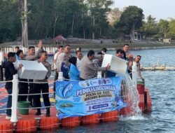 10 Ribu Benih Ikan Ditebar, 100 Pohon Ditanam: UBB dan Polda Babel Lawan Kerusakan Lingkungan