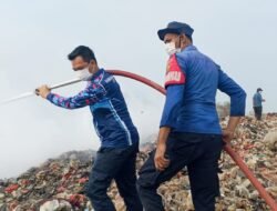 Empat Kali Terbakar dalam Sebulan, TPA Parit Enam Pangkalpinang Kembali Dilalap Api